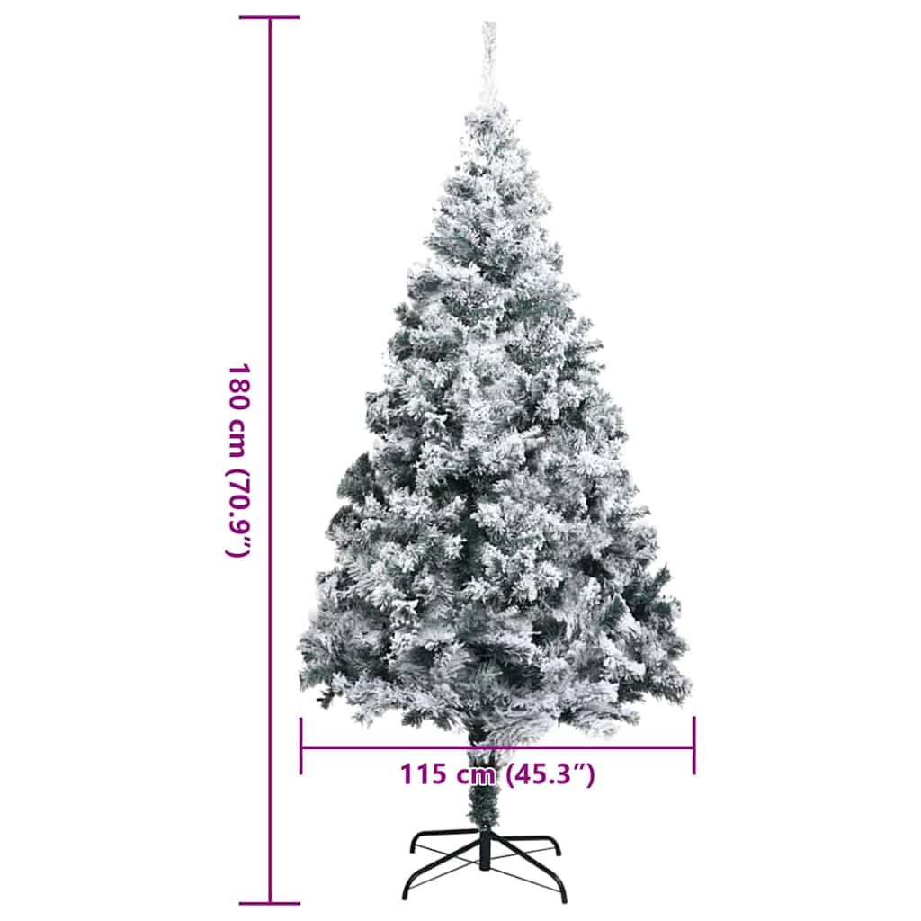 Albero di Natale artificiale con 300 LED Bianco 180 cm