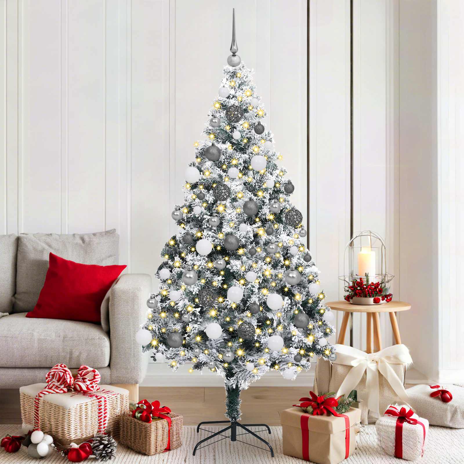 Albero di Natale artificiale Bianco 180 cm