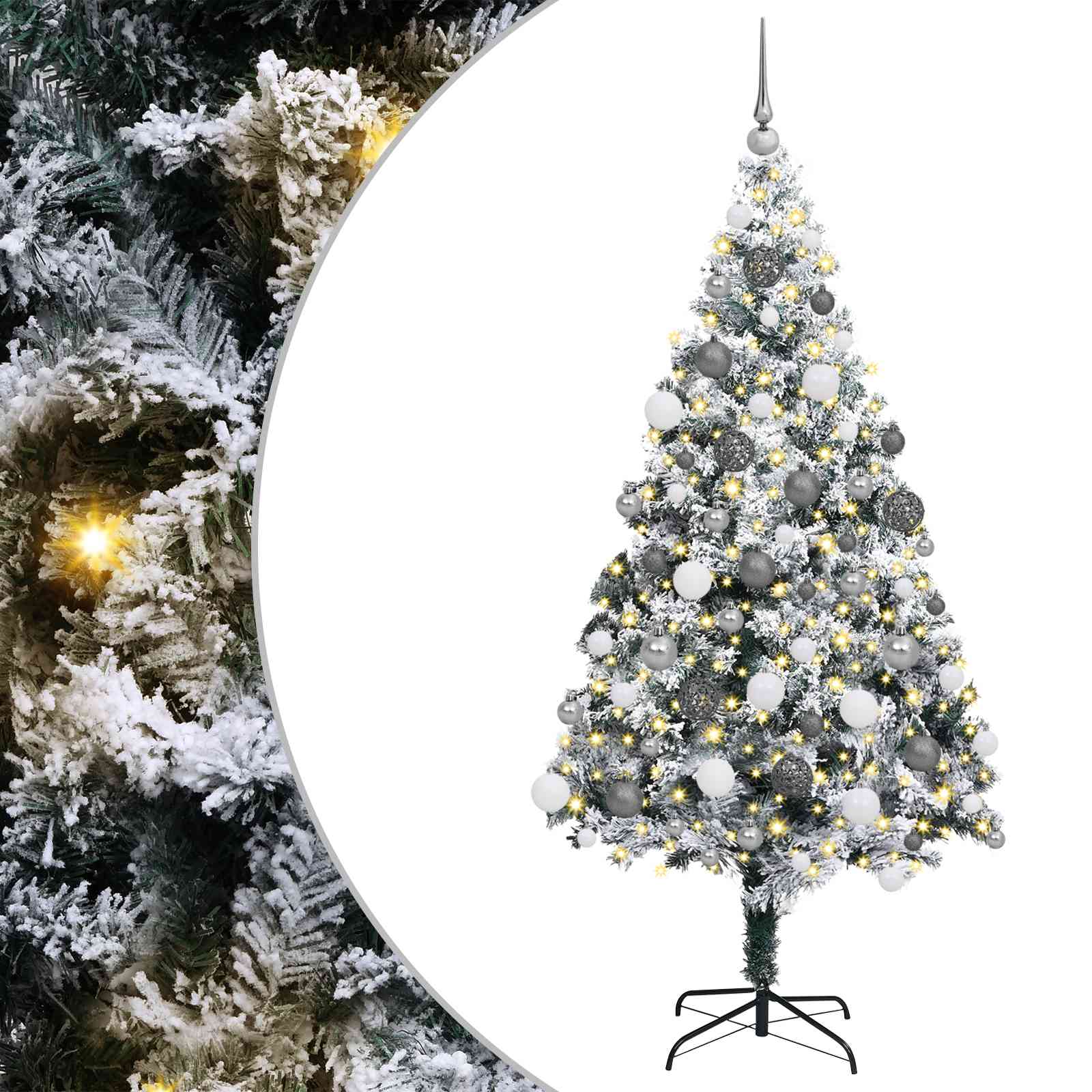 Albero di Natale artificiale Bianco 180 cm