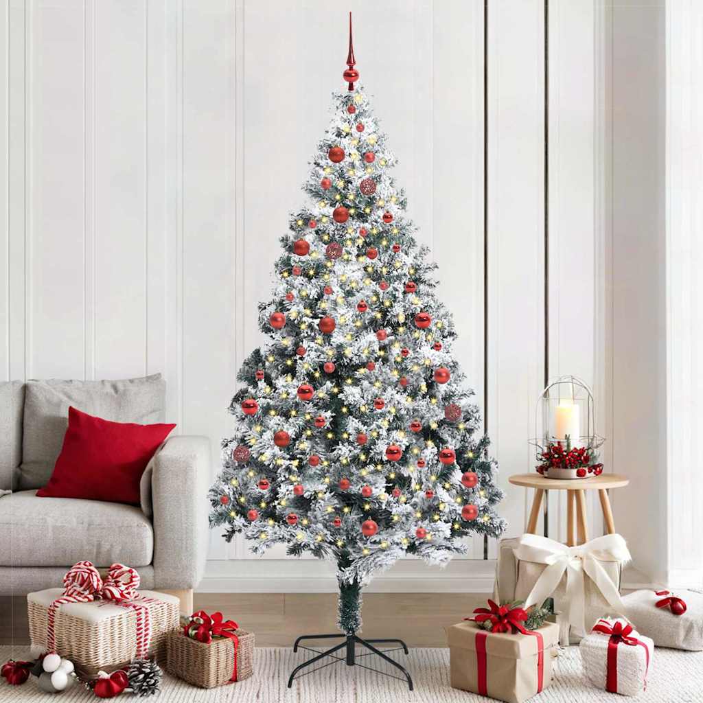 Albero di Natale artificiale Bianco 210 cm