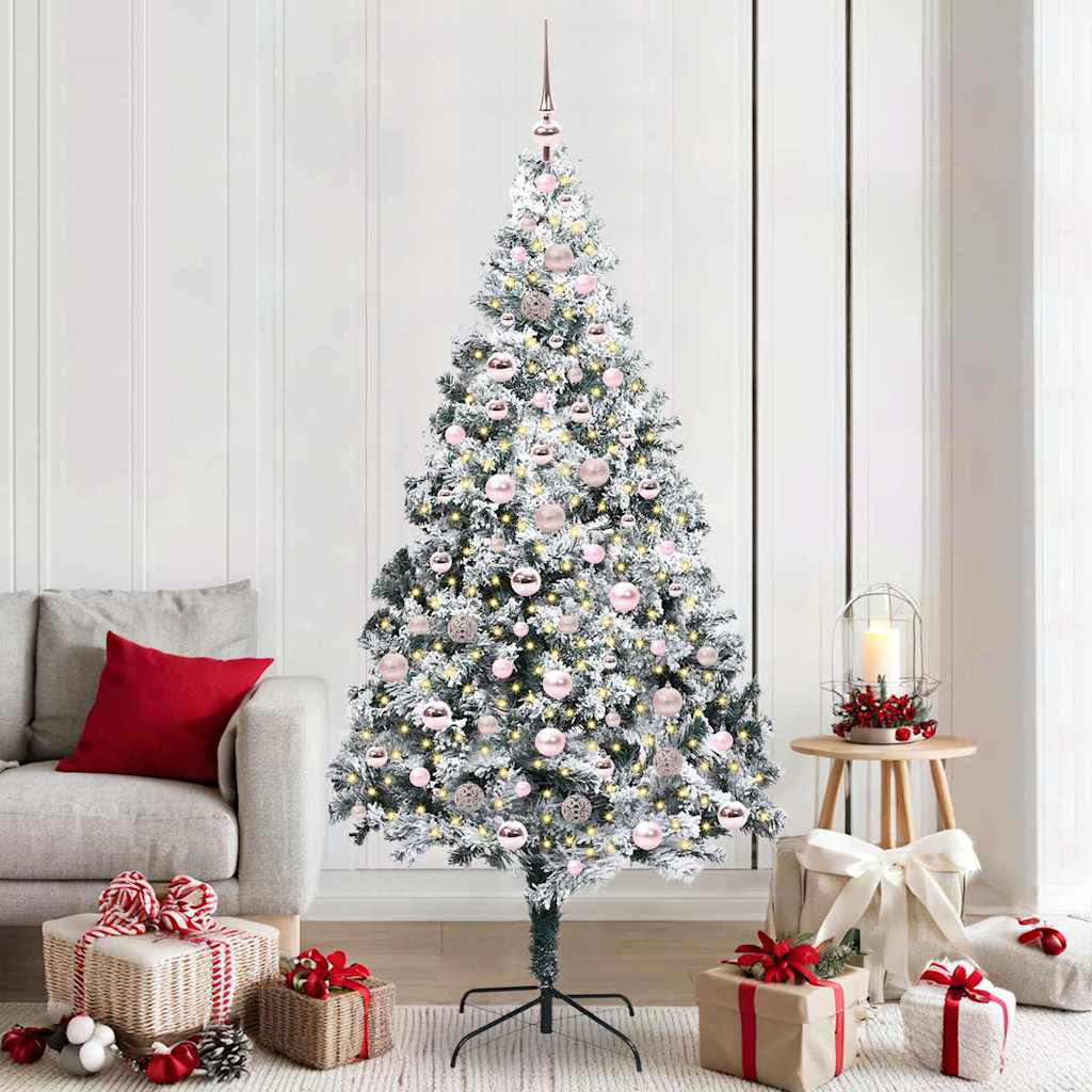 Albero di Natale artificiale Bianco 210 cm