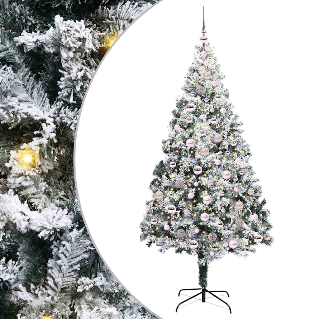 Albero di Natale artificiale Bianco 210 cm