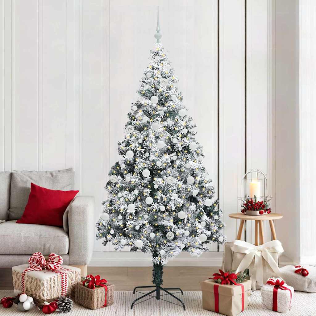 Albero di Natale artificiale Bianco 210 cm