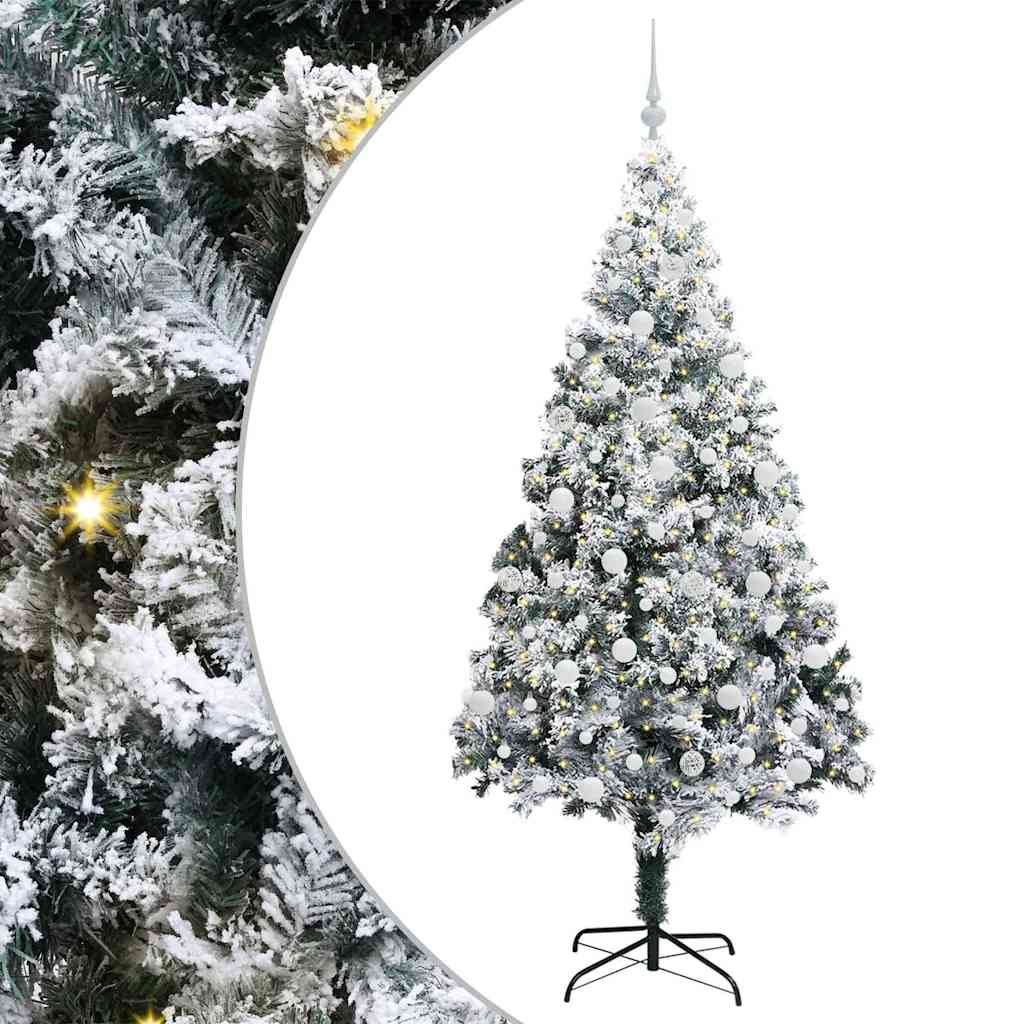 Albero di Natale artificiale Bianco 210 cm