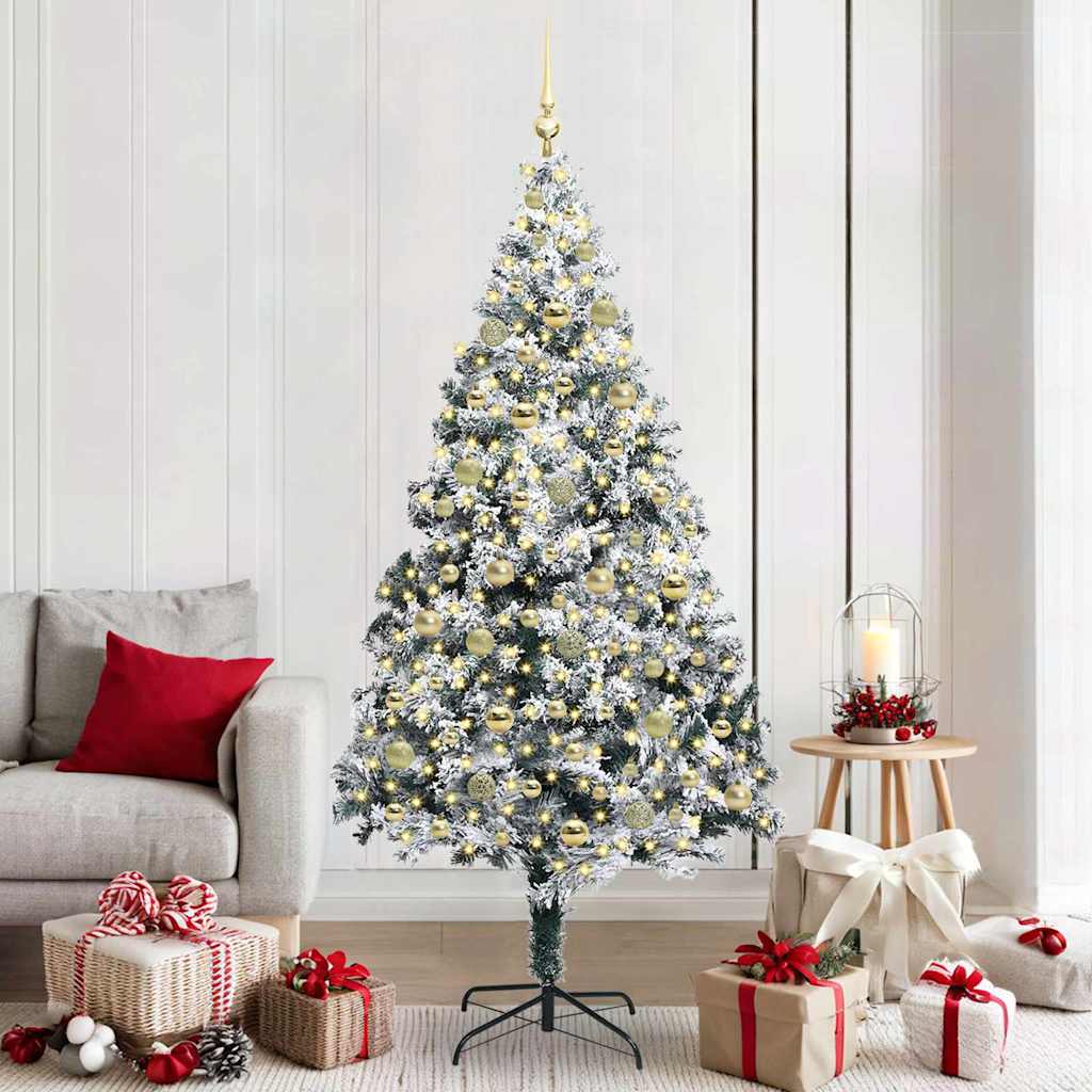 Albero di Natale artificiale Bianco 210 cm