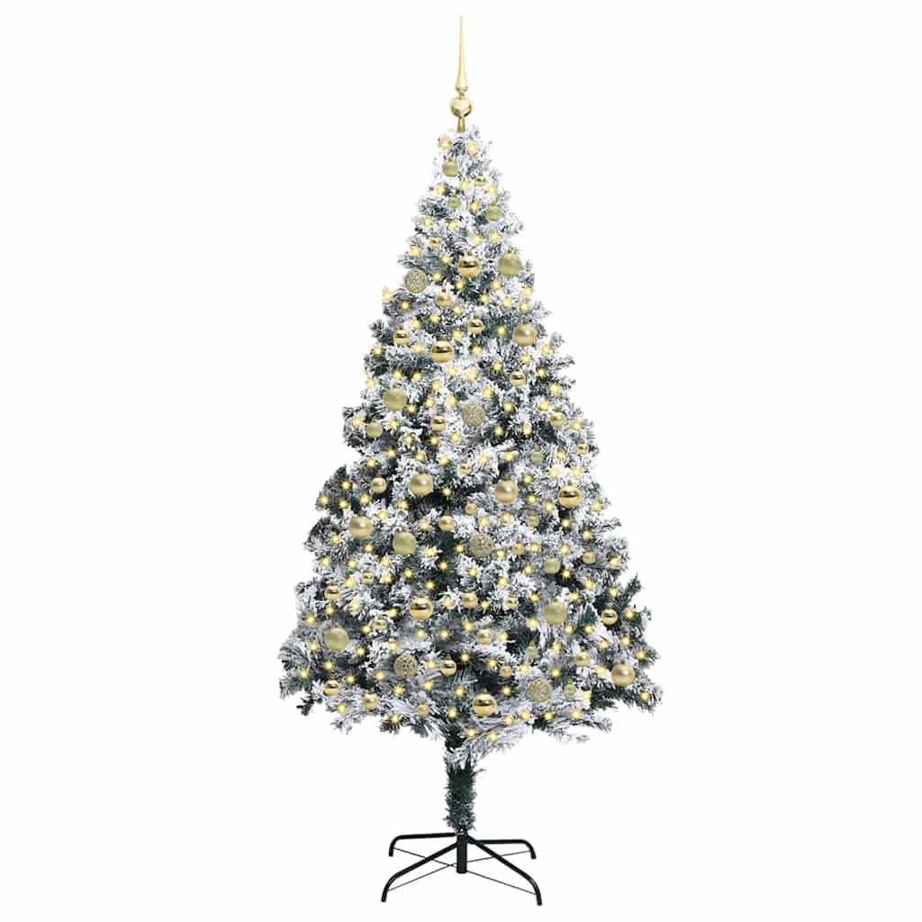 Albero di Natale artificiale Bianco 210 cm