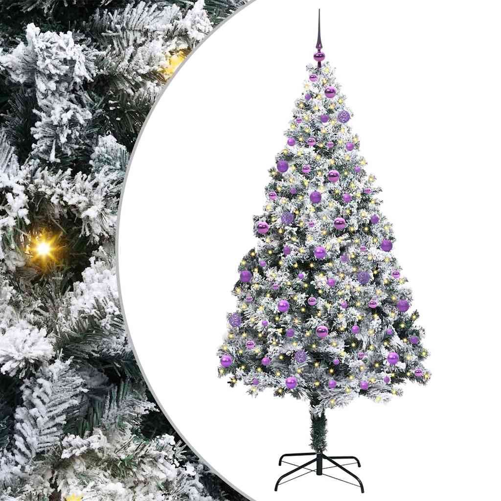 Albero di Natale artificiale Bianco 210 cm