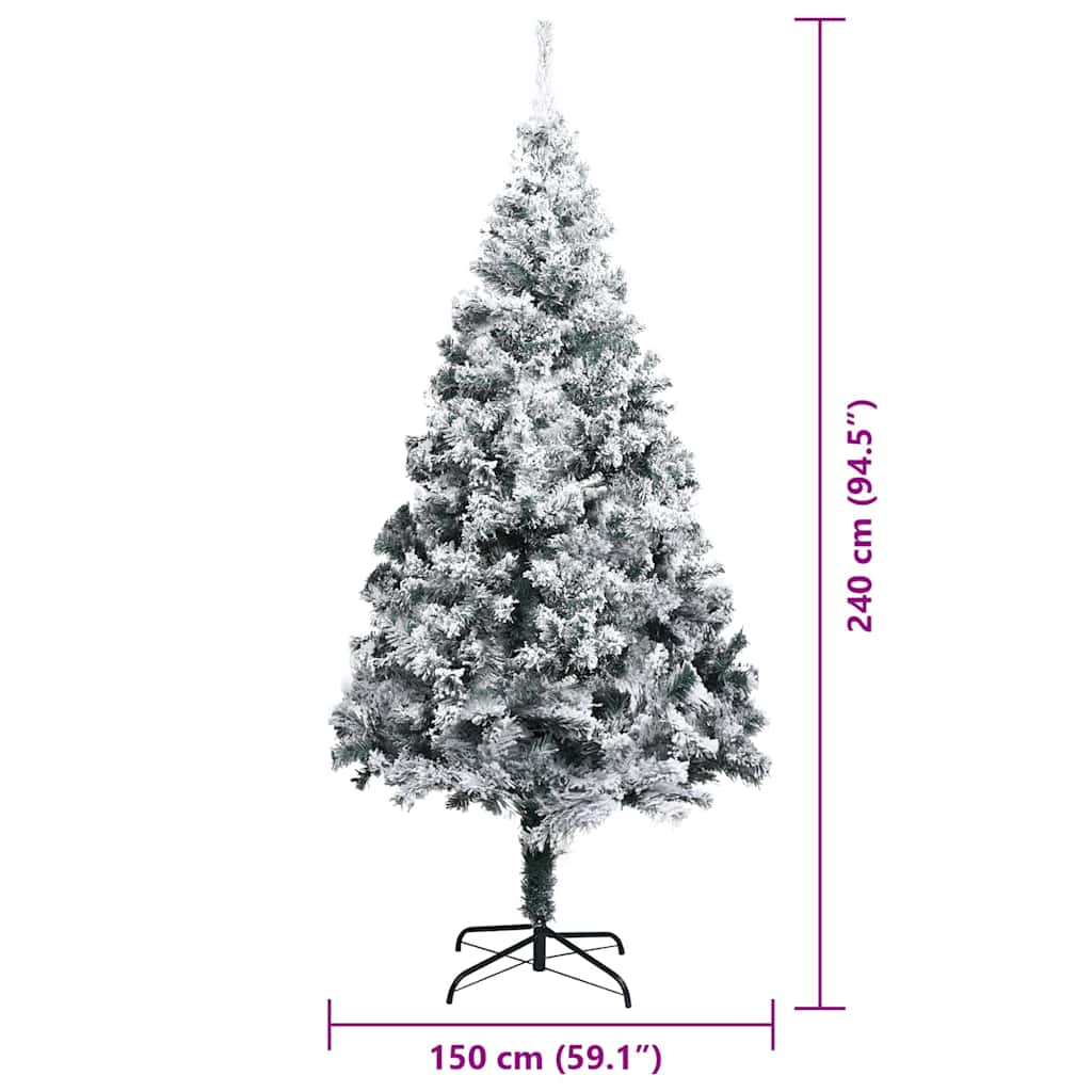 Albero di Natale artificiale Bianco 240 cm