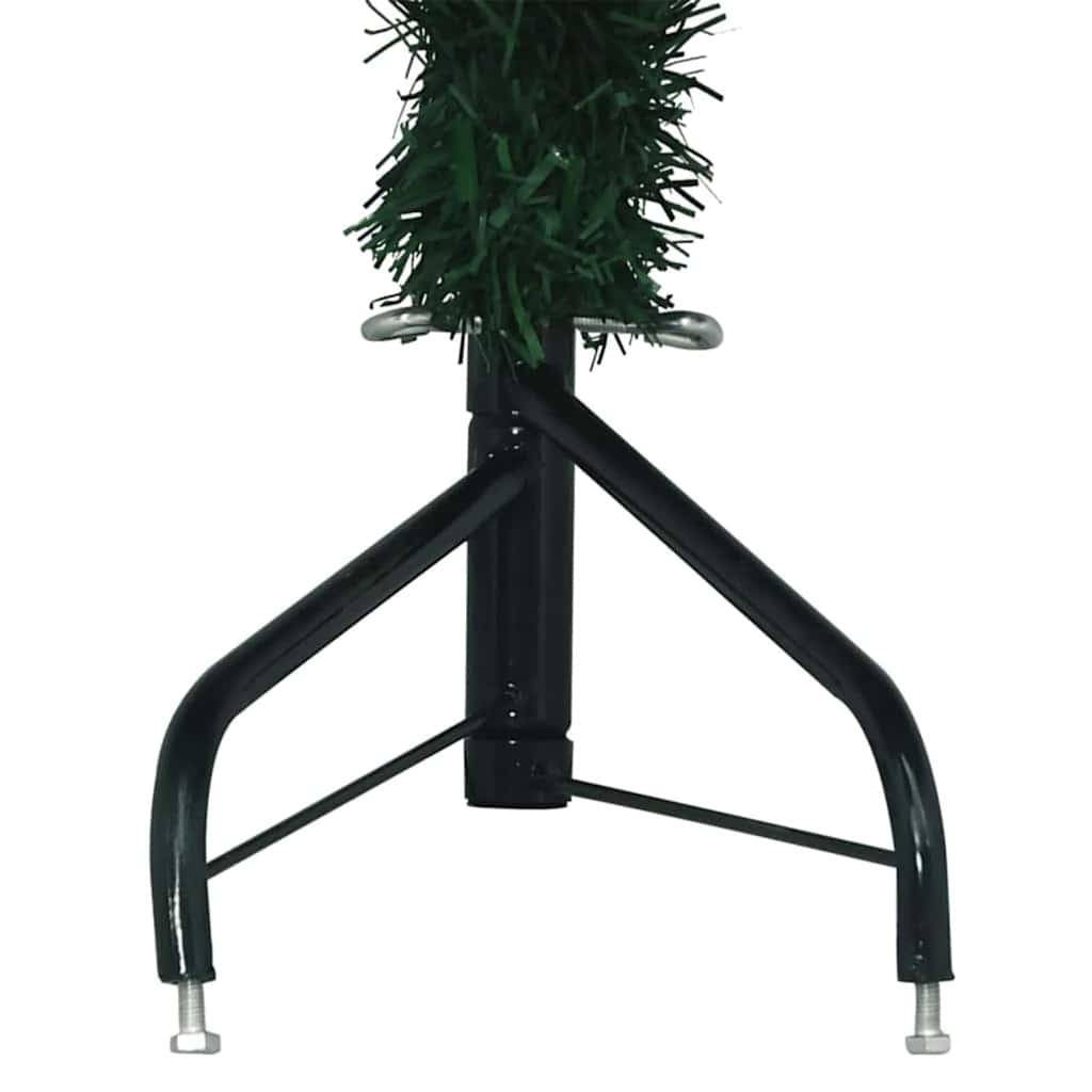 Albero di Natale Artificiale Angolare con 300 LED Verde 180 cm