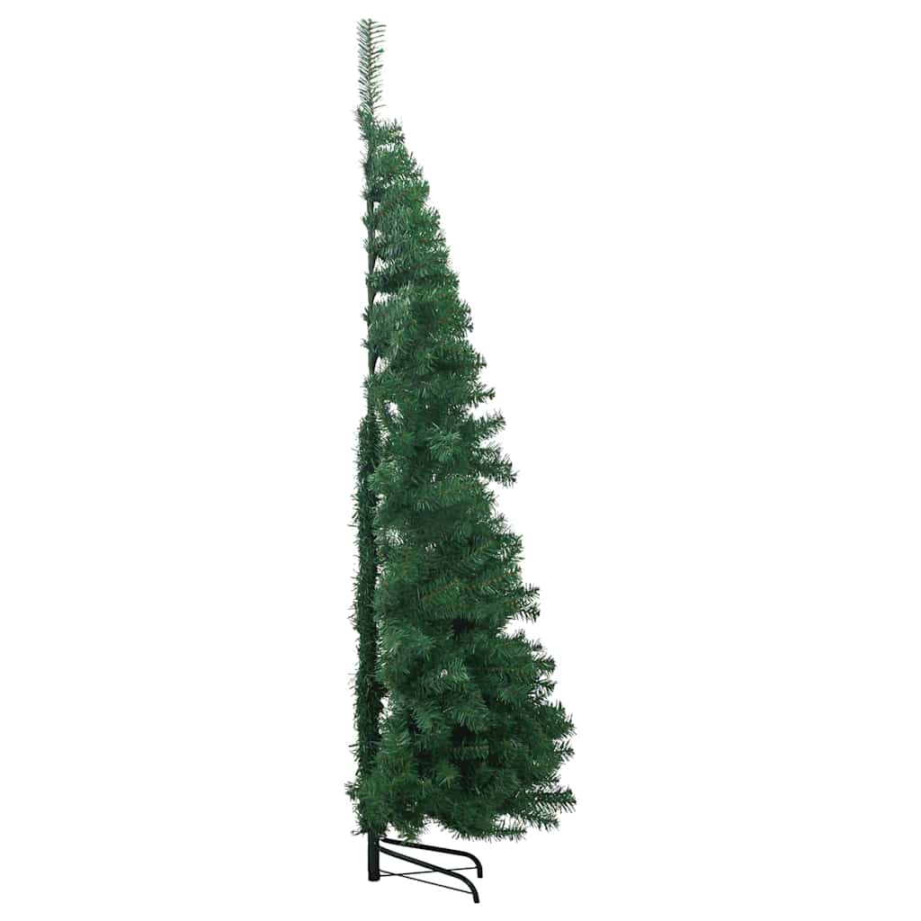 Albero di Natale Artificiale Angolare con 300 LED Verde 180 cm