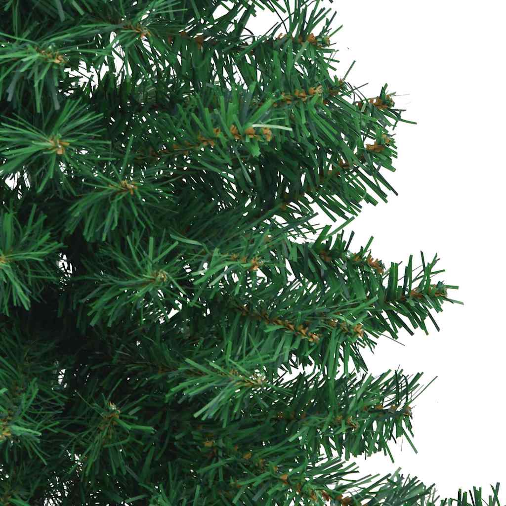 Albero di Natale Artificiale Angolare con 300 LED Verde 180 cm