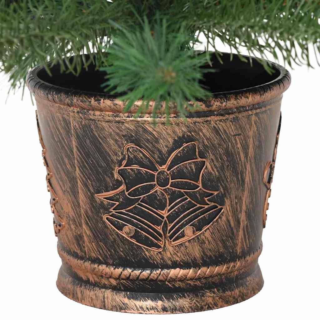Albero di Natale artificiale con 150 LED Verde 75 cm PE e PVC