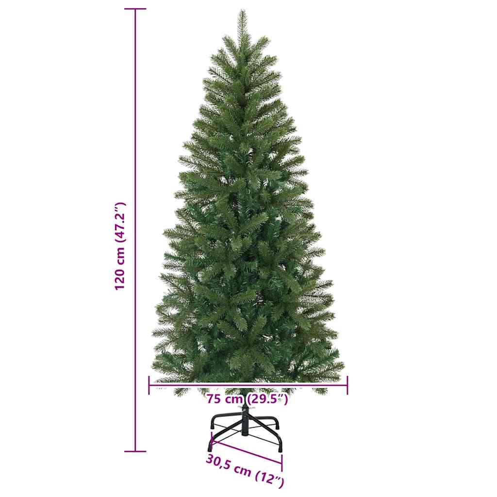 Albero di Natale artificiale Verde 120 cm PE e PVC