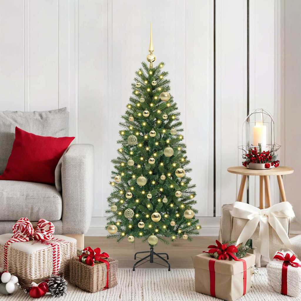 Albero di Natale artificiale Verde 120 cm PE e PVC