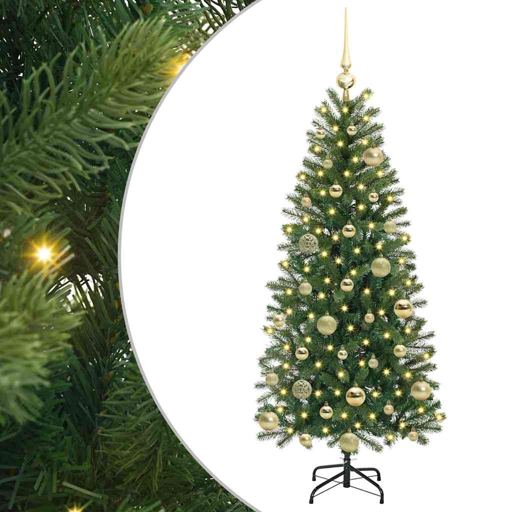 Albero di Natale artificiale Verde 120 cm PE e PVC