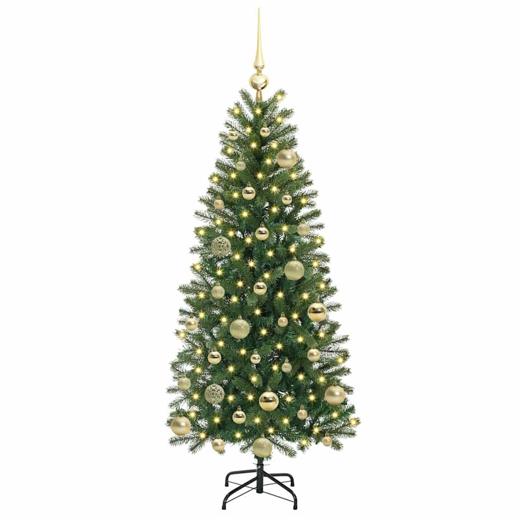 Albero di Natale artificiale Verde 120 cm PE e PVC