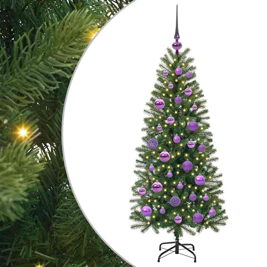 Albero di Natale artificiale Verde 120 cm PE e PVC