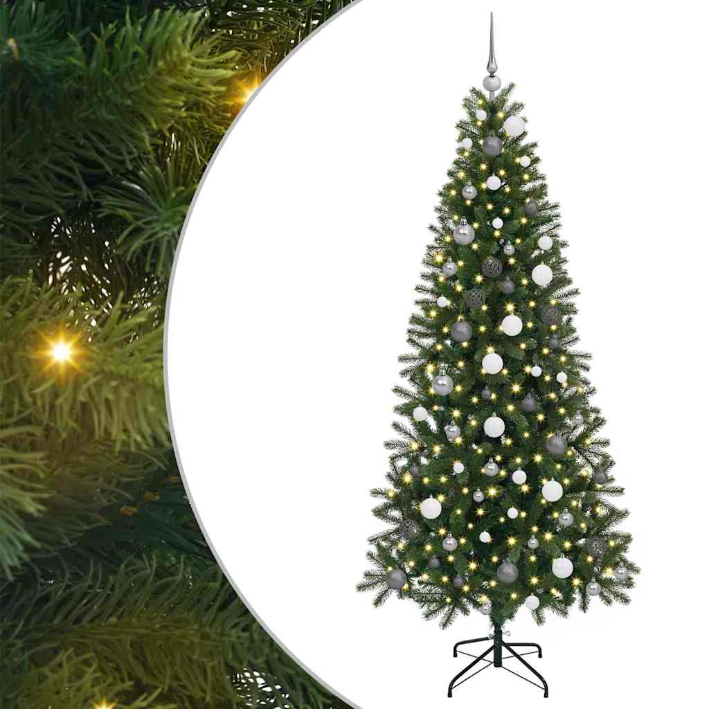 Albero di Natale artificiale Verde 210 cm PE e PVC