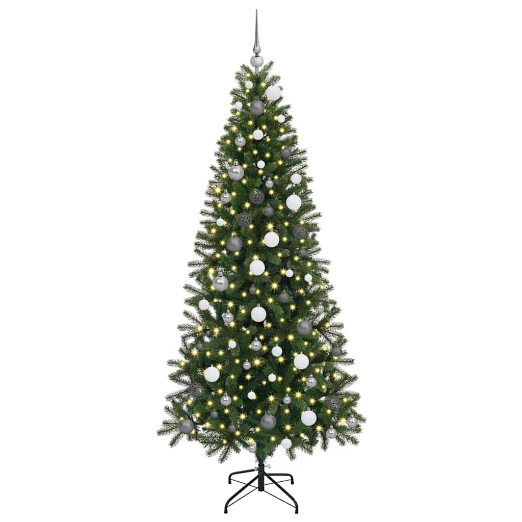 Albero di Natale artificiale Verde 210 cm PE e PVC