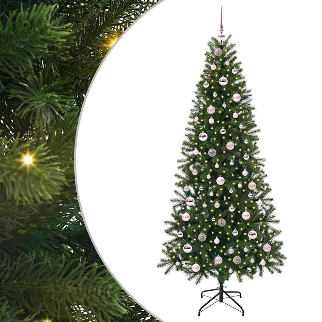 Albero di Natale artificiale Verde 210 cm PE e PVC