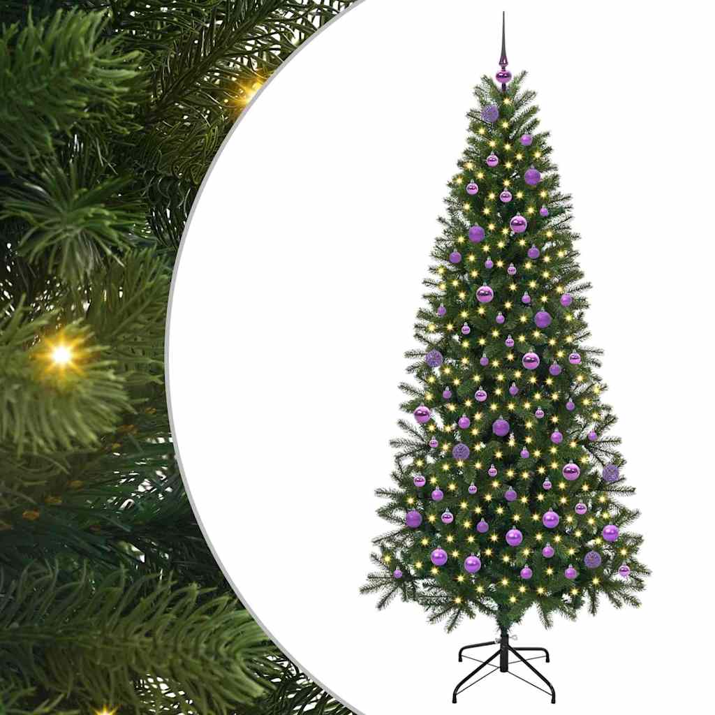 Albero di Natale artificiale Verde 210 cm PE e PVC