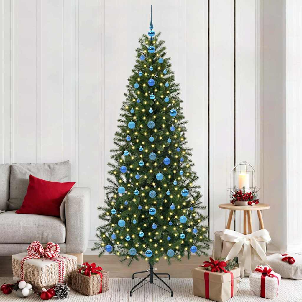 Albero di Natale artificiale Verde 210 cm PE e PVC