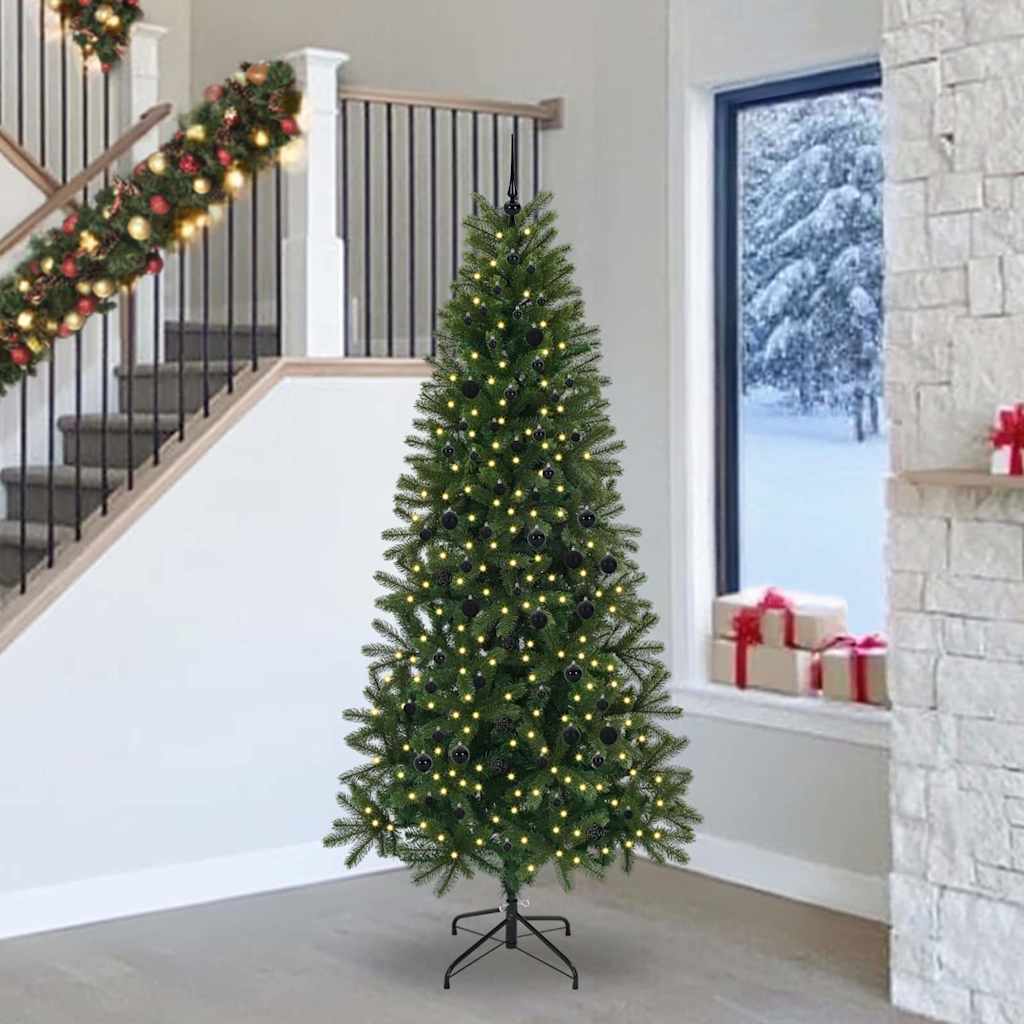 Albero di Natale artificiale Verde 240 cm PE e PVC