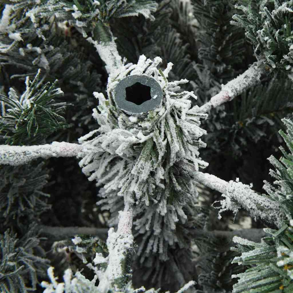 Albero di Natale Artificiale con Rami Pieghevoli Verde 120 cm