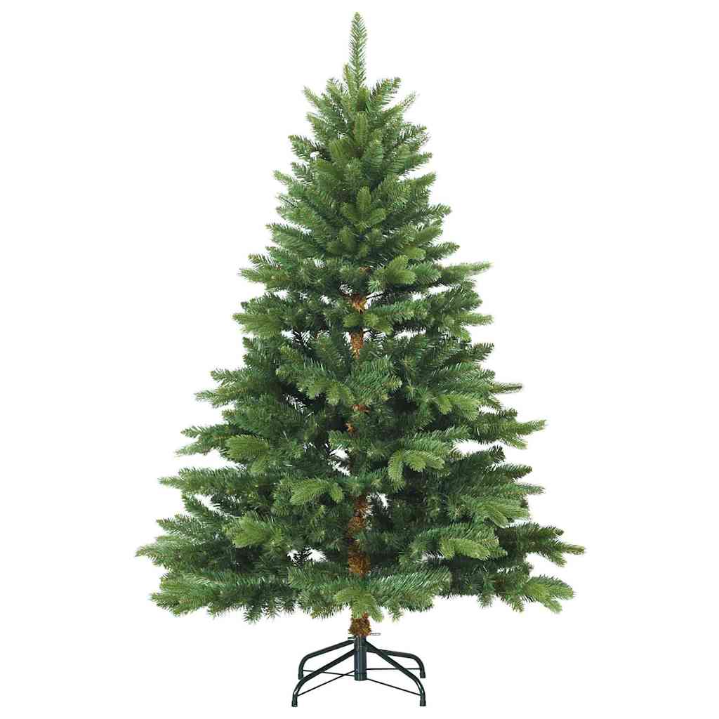 Albero di Natale artificiale con 150 LED Verde 120 cm PE e PVC
