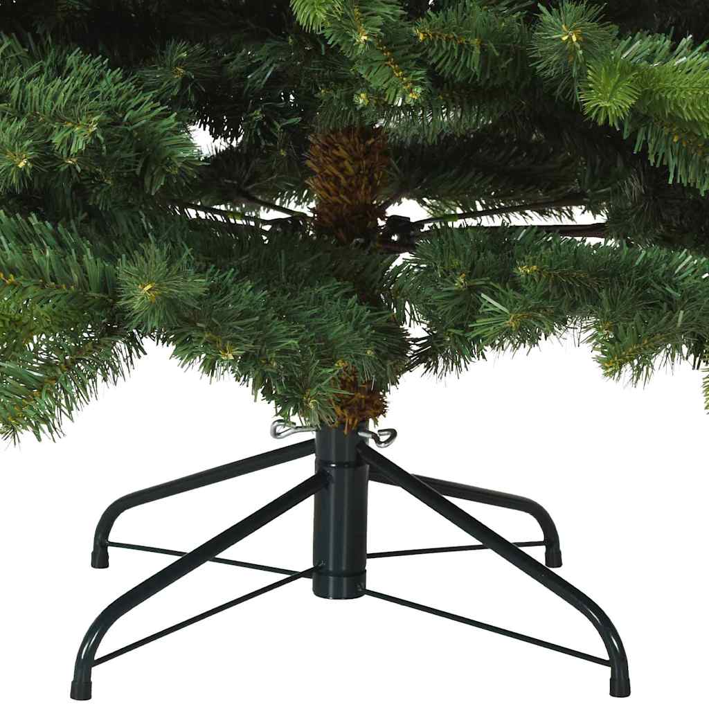 Albero di Natale artificiale con 300 LED Verde 180 cm PE e PVC