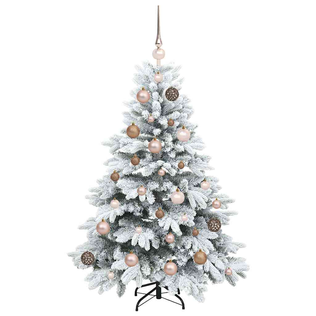 Albero di Natale artificiale con 150 LED Bianco 120 cm PE e PVC