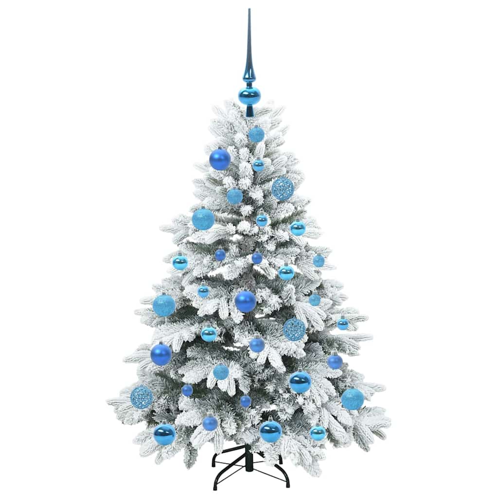 Albero di Natale artificiale con 150 LED Bianco 120 cm PE e PVC