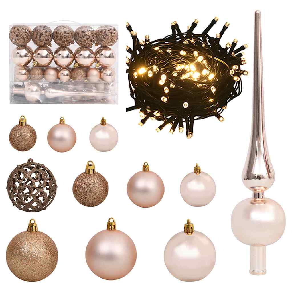 Albero di Natale artificiale con 150 LED Bianco 150 cm PE e PVC