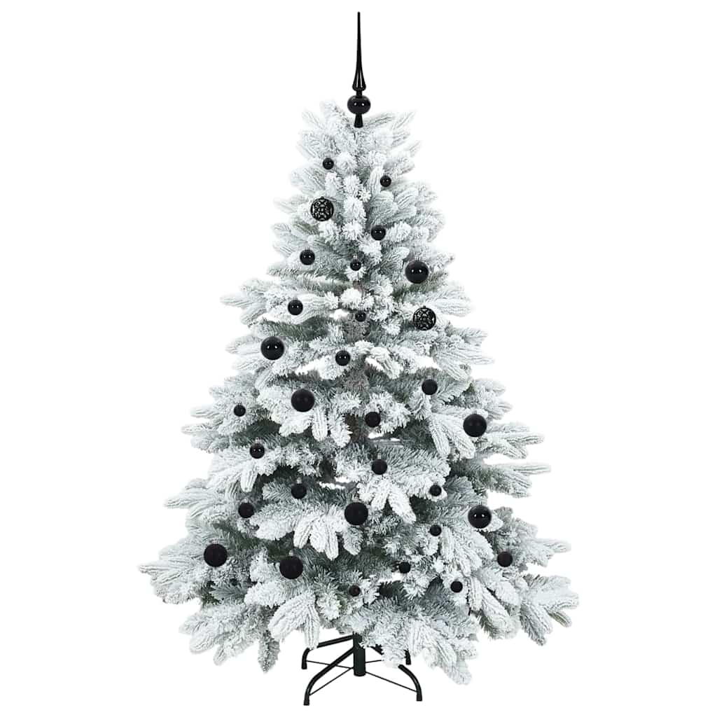 Albero di Natale artificiale con 150 LED Bianco 150 cm PE e PVC