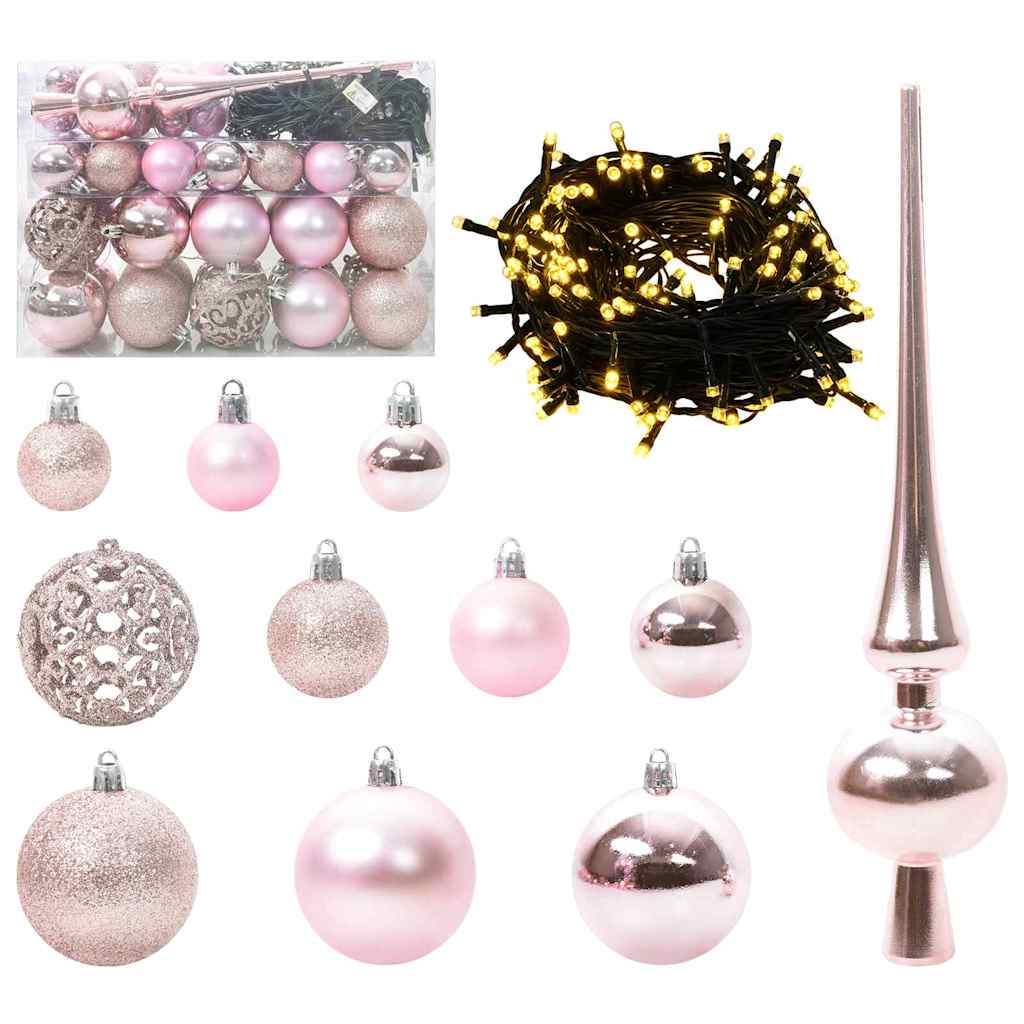 Albero di Natale artificiale con 150 LED Bianco 150 cm PE e PVC