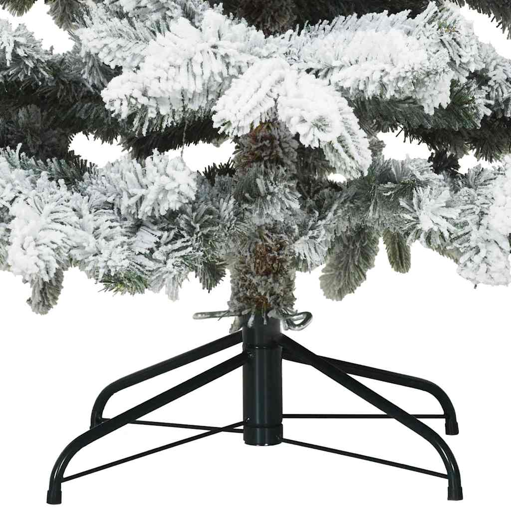 Albero di Natale artificiale con 300 LED Bianco 210 cm PE e PVC