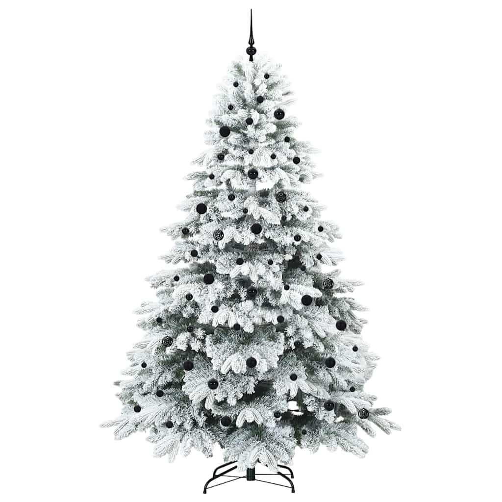 Albero di Natale artificiale con 300 LED Bianco 240 cm PE e PVC