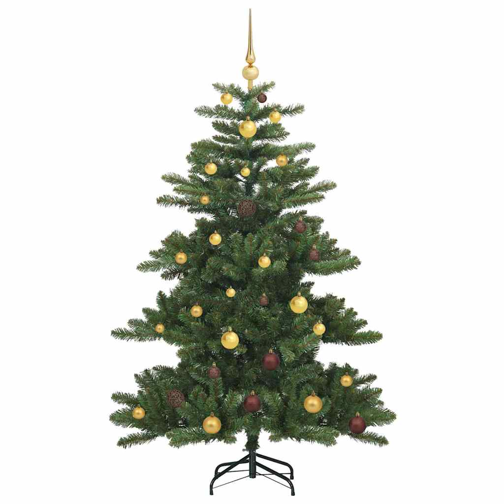 Albero di Natale Artificiale con Rami Pieghevoli Verde 150 cm