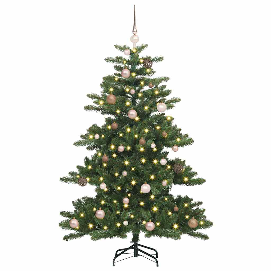 Albero di Natale Artificiale con Rami Pieghevoli Verde 150 cm