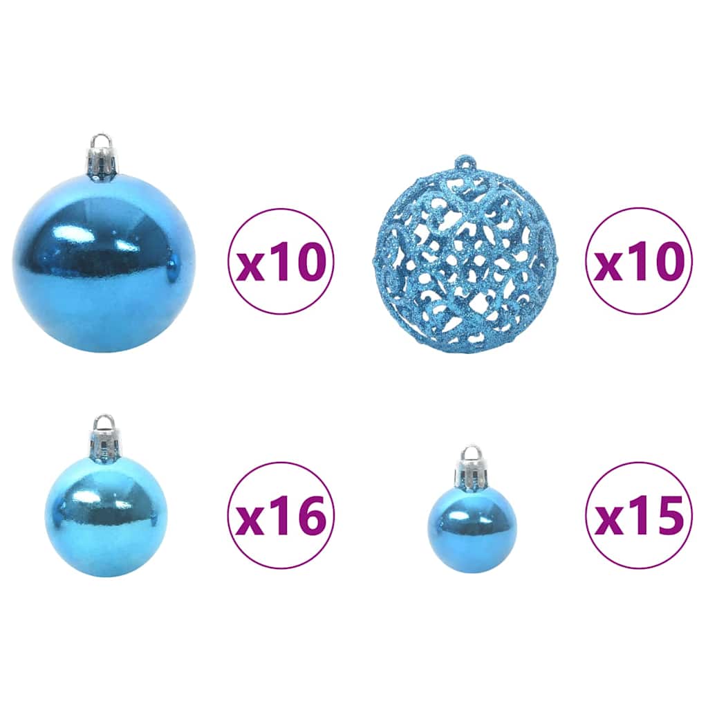 Albero di Natale Artificiale con Rami Pieghevoli Verde 180 cm