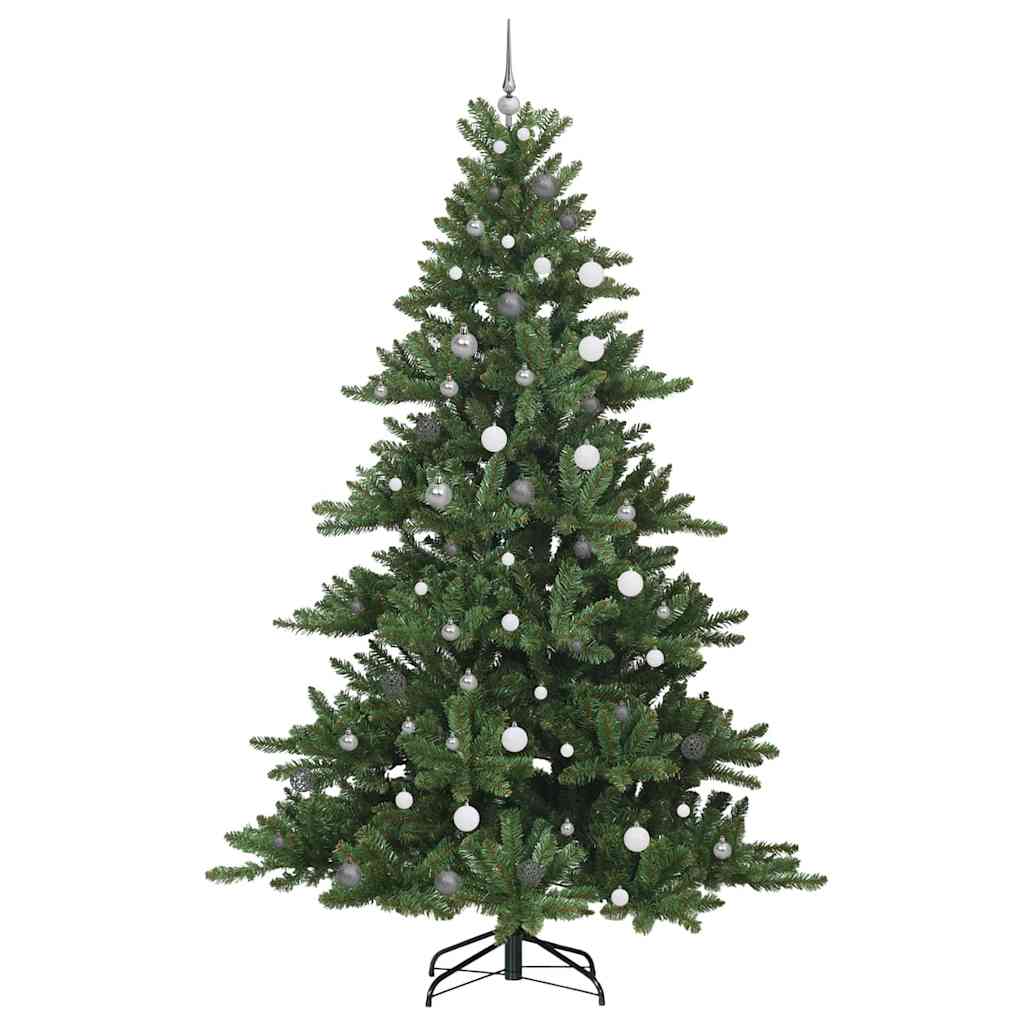 Albero di Natale Artificiale con Rami Pieghevoli Verde 240 cm