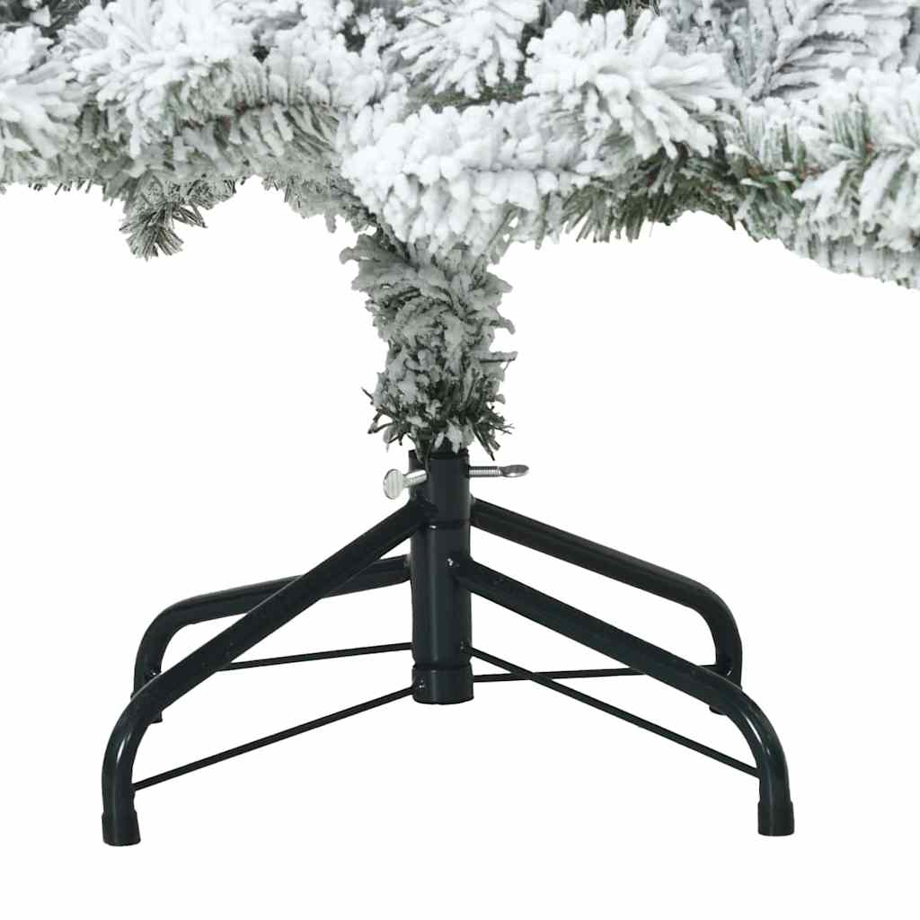 Albero di Natale Artificiale con Rami Pieghevoli Bianco 150 cm