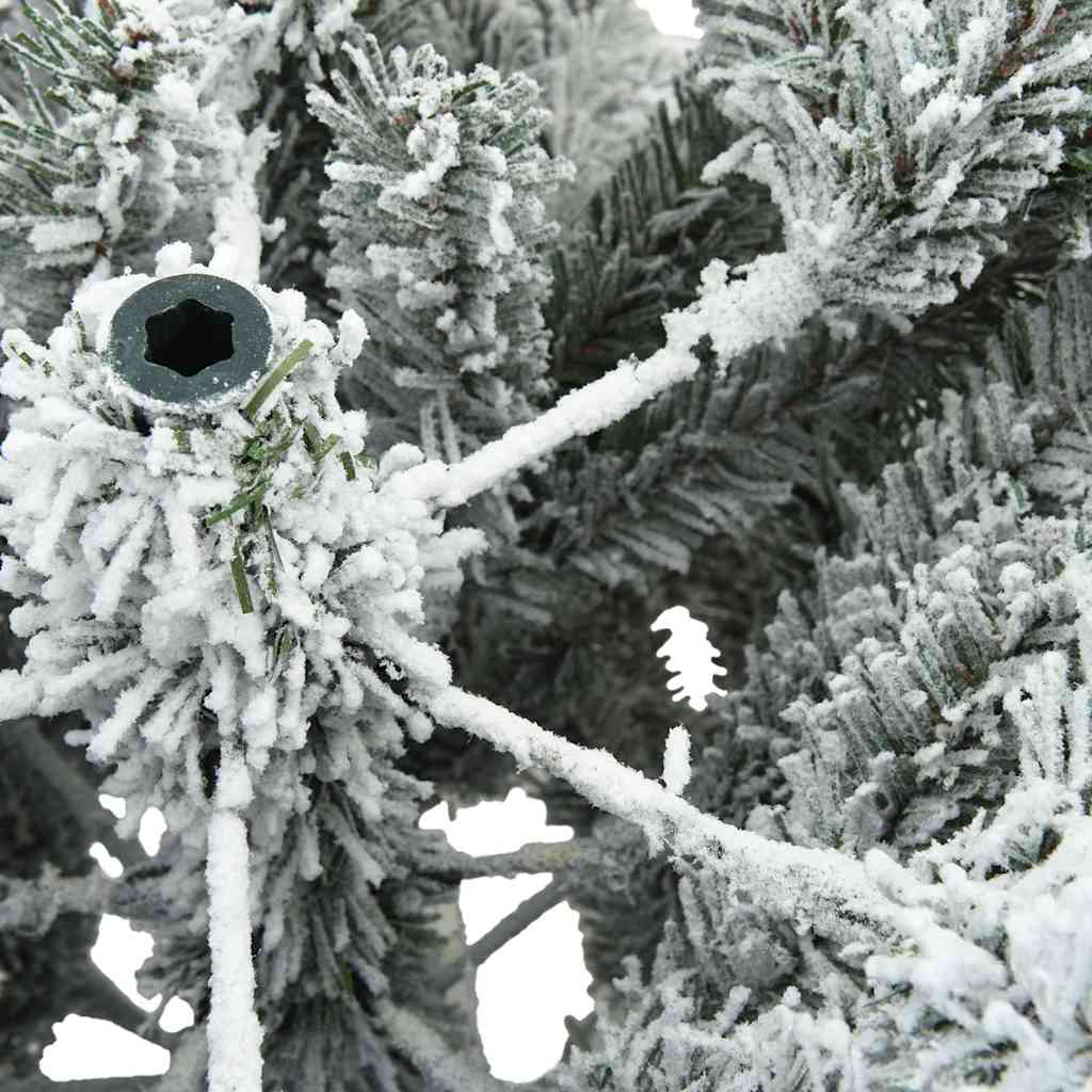 Albero di Natale Artificiale con Rami Pieghevoli Bianco 150 cm
