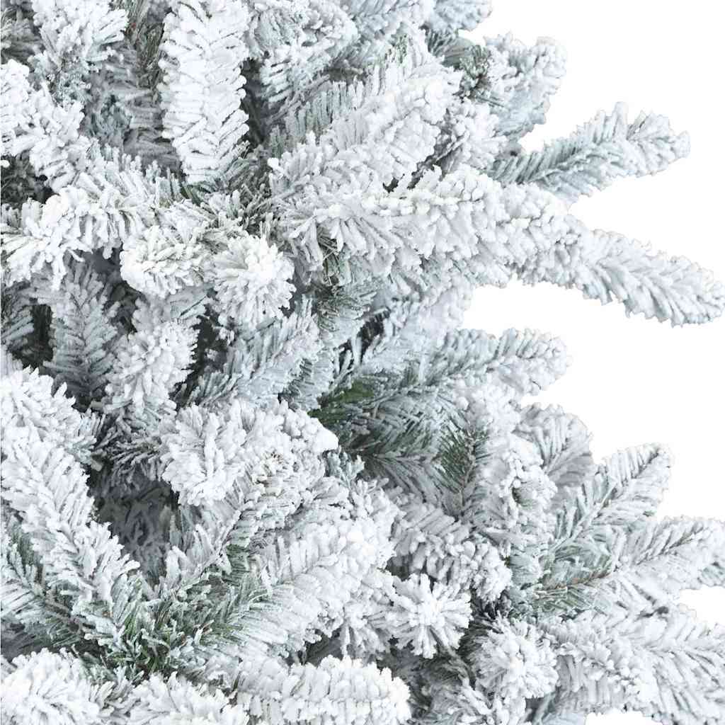 Albero di Natale Artificiale con Rami Pieghevoli Bianco 180 cm