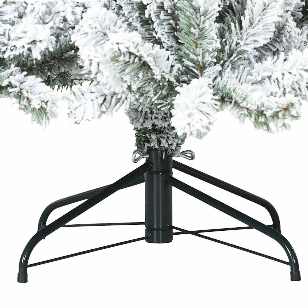 Albero di Natale Artificiale con Rami Pieghevoli Bianco 180 cm