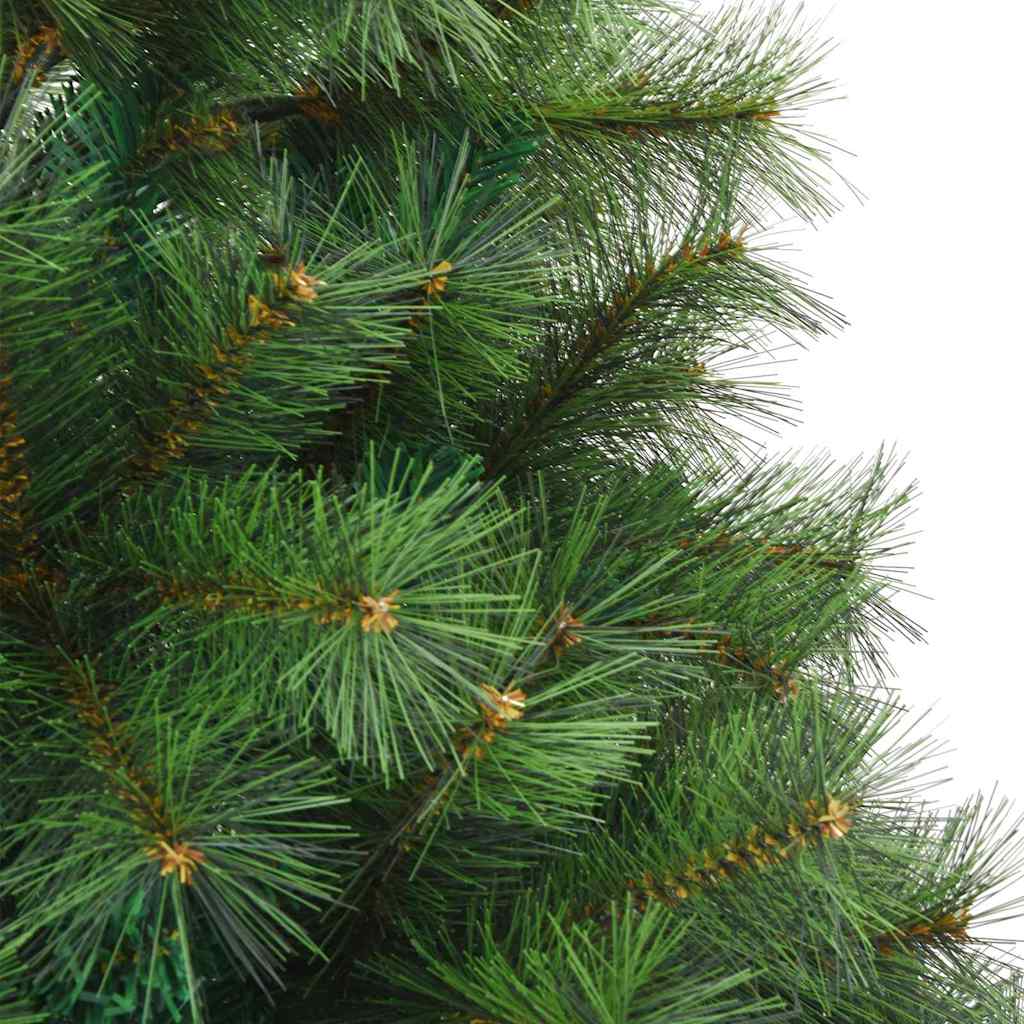 Albero di Natale artificiale con 150 LED Verde 120 cm PE e PVC