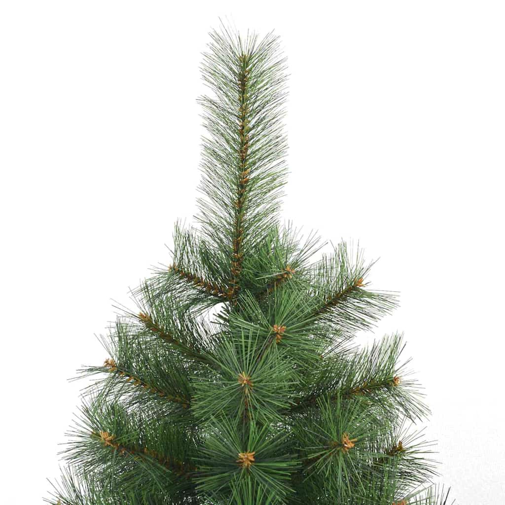 Albero di Natale artificiale con 300 LED Verde 180 cm PE e PVC