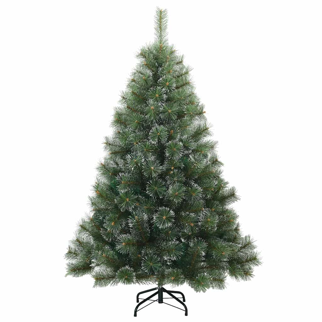 Albero di Natale artificiale con 150 LED Verde 120 cm PE e PVC