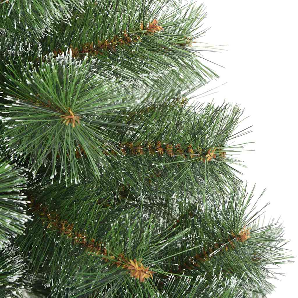 Albero di Natale artificiale con 300 LED Verde 240 cm PE e PVC