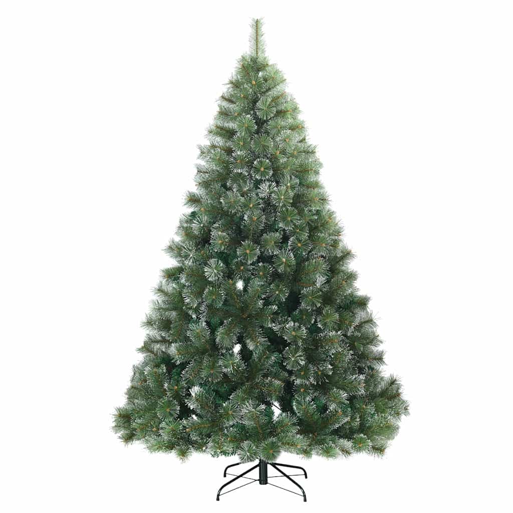 Albero di Natale artificiale con 300 LED Verde 240 cm PE e PVC